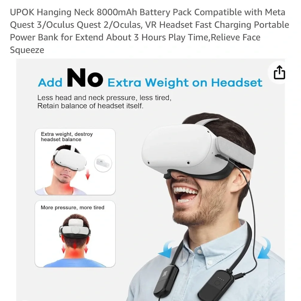 Neck power bank